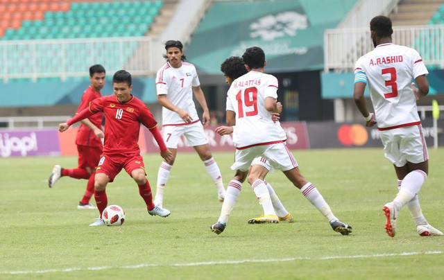 Quang Hải đã thi đấu 7 trận và trọn vẹn 90 phút của trận đấu cuối với UAE. (Ảnh: Dantri)