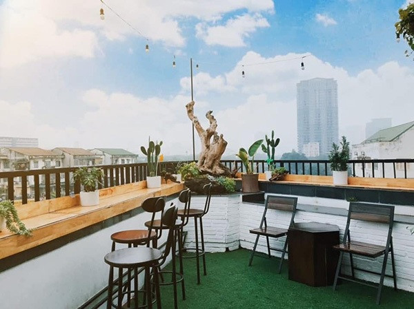 Đây là quán cafe tầng thượng đang thu hút nhiều bạn trẻ đến check-in.
