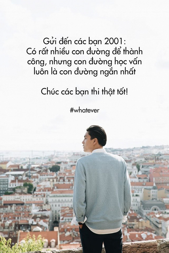 "Chú" Quang Đại với phong cách chúc văn chương quen thuộc.