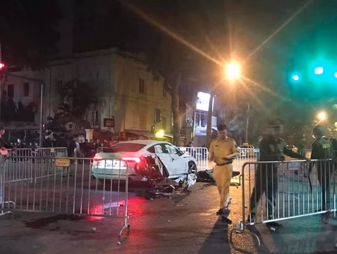 Công an phong tỏa hiện trường ngay trong đêm. Ảnh: T. D