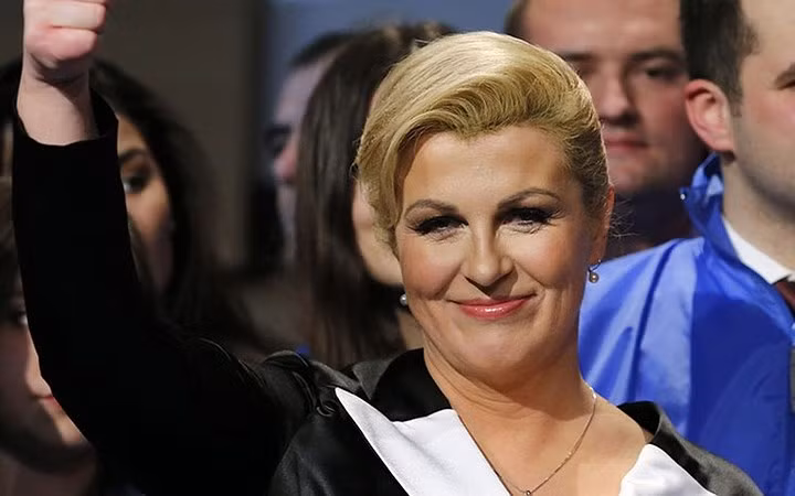 Bà Kolinda Grabar-Kitarovic, 50 tuổi, là nữ Tổng thống đầu tiên của Croatia.