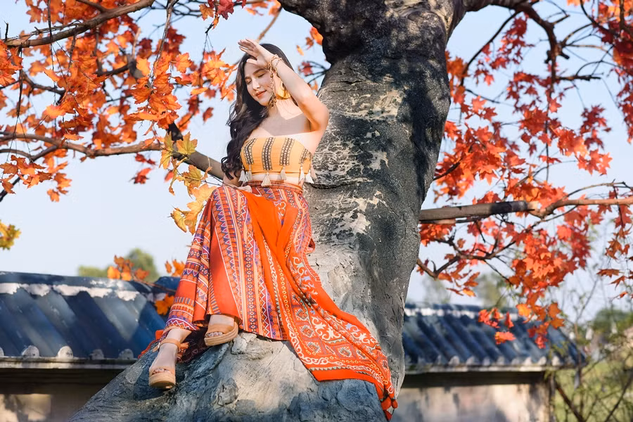 Bạn có thể thỏa sức sáng tạo với nhiều dáng chụp khác nhau.