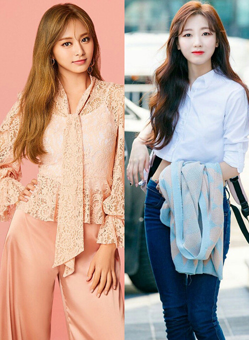  Dáng quả lê ngược lại với dáng quả táo, hông rộng hơn so với vai, eo và phần khung ngực nhỏ. Hai thần tượng nổi tiếng của Kpop sở hữu dáng quả lê là Tzuyu (Twice) và Su Jeong (Lovelyz). Họ thường chọn trang phục tôn lên vòng hông nở nang và vòng eo con kiến.