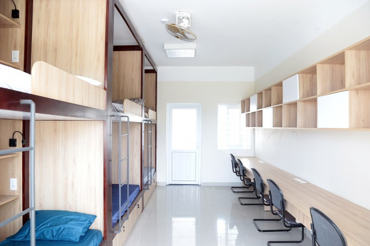 Khu KTX “đẳng cấp 5 sao” này được thiết kế và trang thiết bị nội thất hiện đại, đạt chuẩn quốc tế.