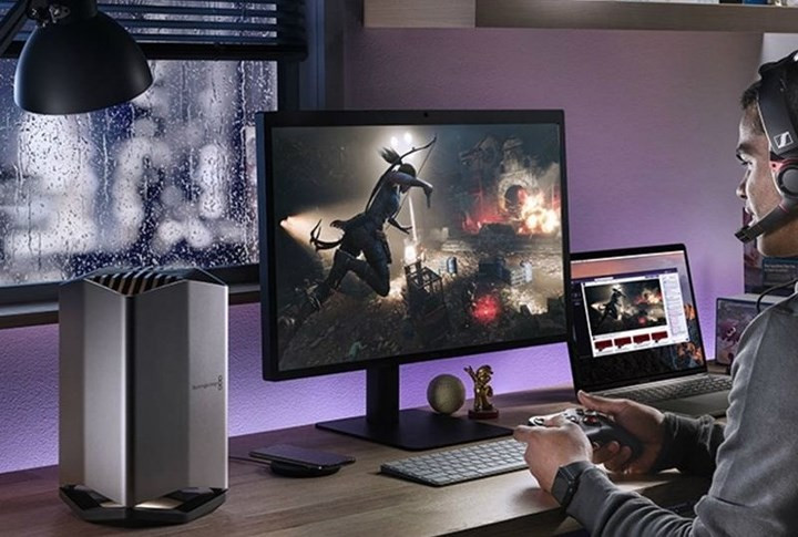 Tích hợp với bộ xử lý đồ họa chuyên nghiệp hỗ trợ thiết kế đồ họa hoặc chơi game mà không bị gián đoạn, đồng thời hỗ trợ giải trí thực tế ảo cho người dùng có trải nghiệm đa phương tiện chân thực hơn.