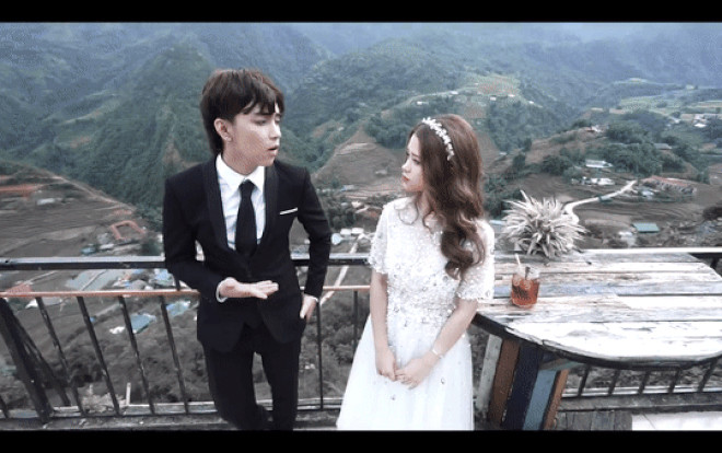 Long Hoàng và Linh Ka hóa thành cặp tình nhân tình tứ ở Sapa.