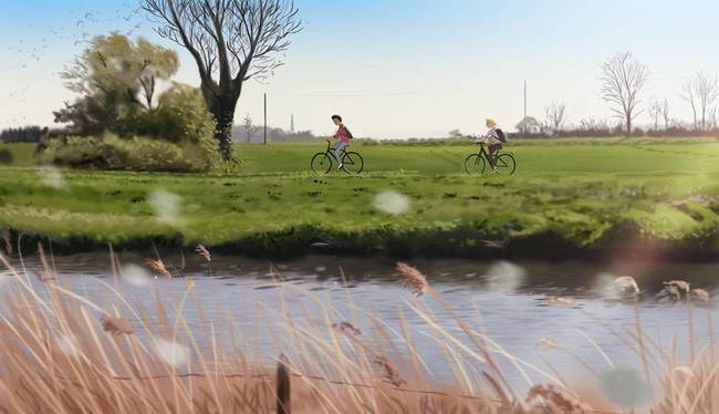 Nhìn cảnh tượng này bất giác ta thấy mọi thứ thật an yên và tự tại.