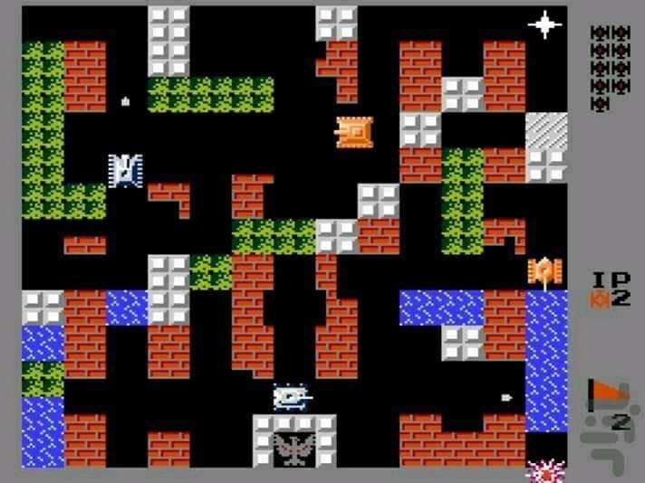 Trò “Xe tăng” được Namco phát triển năm 1985 và cũng rất phổ biến trên hệ máy NES điện tử 4 nút.