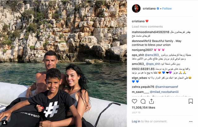 10 bức ảnh được like nhiều nhất trên Instagram 2018 ảnh 2