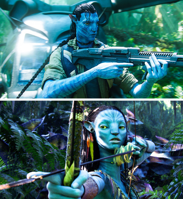 Người Na'vi và người Trái Đất phải khác nhau chứ.
