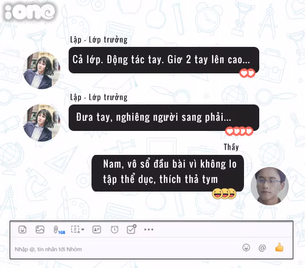 Quen tay cứ bấm "haha, thả tim" là có nguy cơ vào sổ đầu bài lúc nào không hay biết.