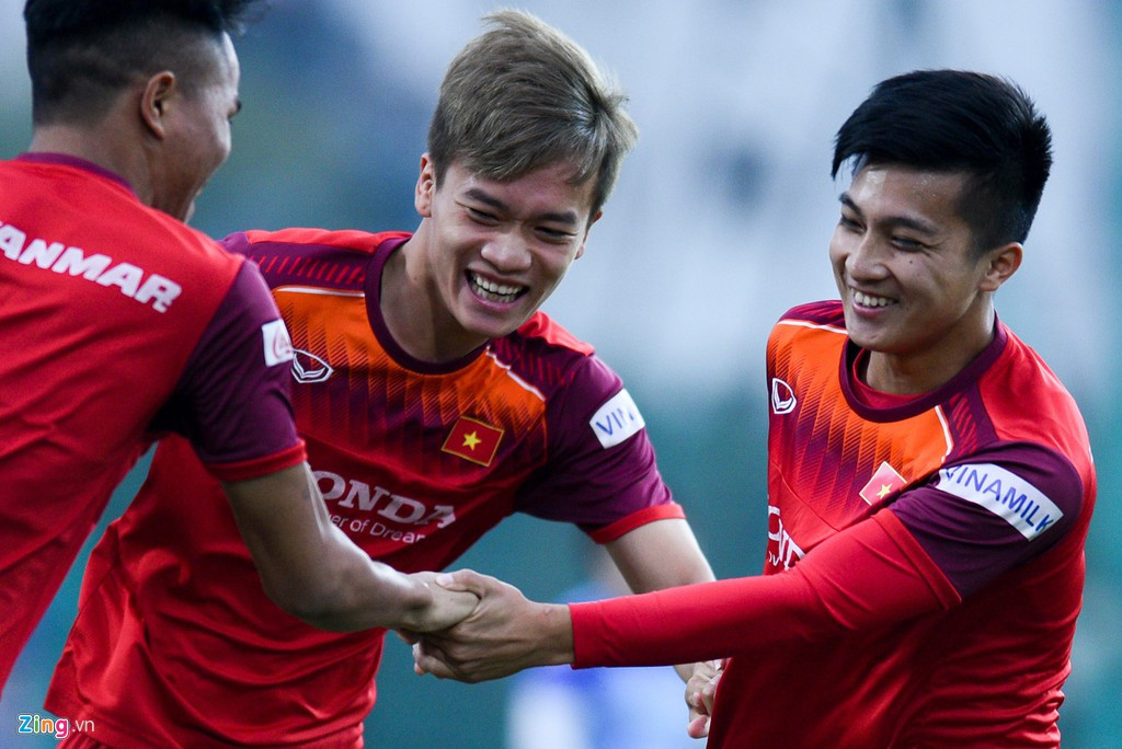 Chuẩn bị cho SEA Games 30, U22 Việt Nam tập trung rất nhiều đợt song song với tuyển quốc gia. Ảnh: Thế Anh.