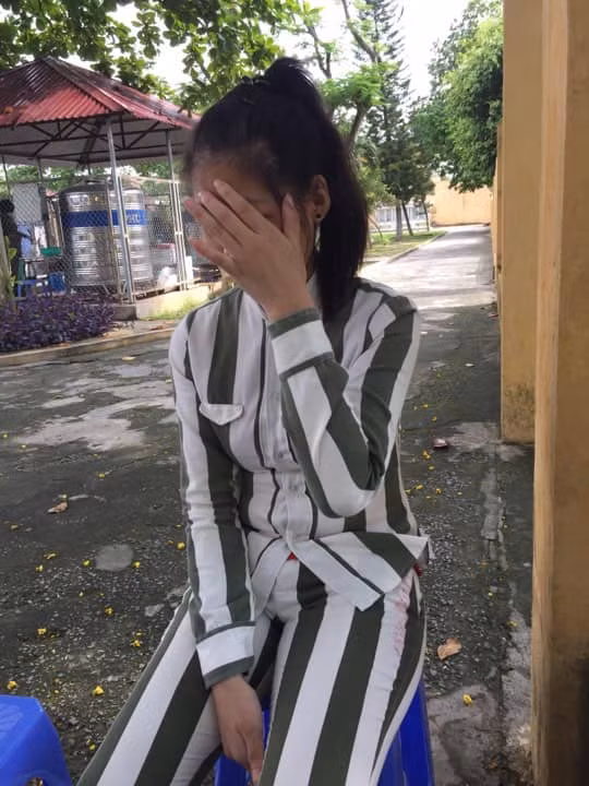 Bị cáo Nguyễn T. ở trại giam Hoàng Tiến, Hải Dương (Ảnh: An ninh thủ đô).