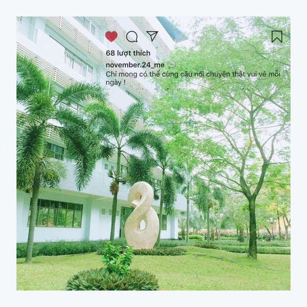 Chậm lại một chút để ngó nghiêng thôi cũng thấy sao hôm nay góc nào của trường mình cũng xinh xắn vậy nhỉ! Chậm lại một chút để ngó nghiêng thôi cũng thấy sao hôm nay góc nào của trường mình cũng xinh xắn vậy nhỉ!