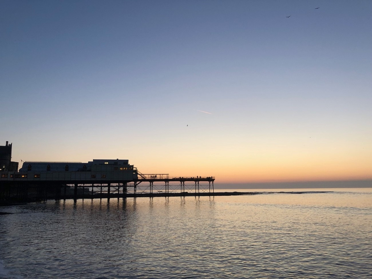 Hoàng hôn ở Aberystwyth