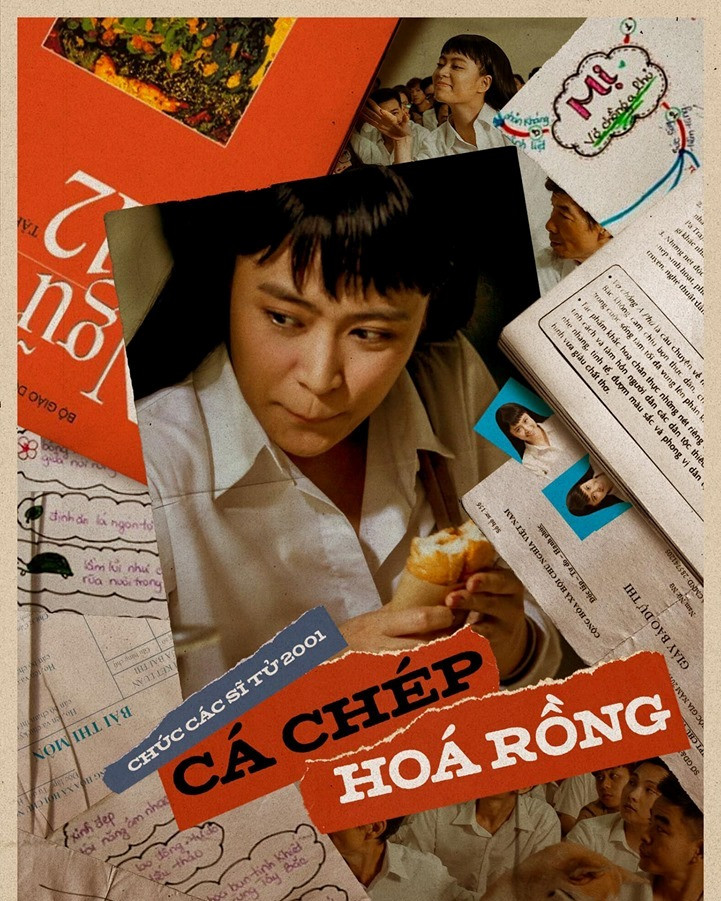 "Cô Mị" Hoàng Thùy Linh gửi lời chúc tới các bạn học sinh.