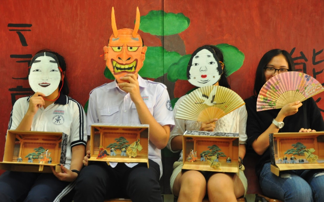 Kịch Noh và lớp học Văn hóa đặc sắc của teen THPT chuyên Trần Đại Nghĩa ảnh 6