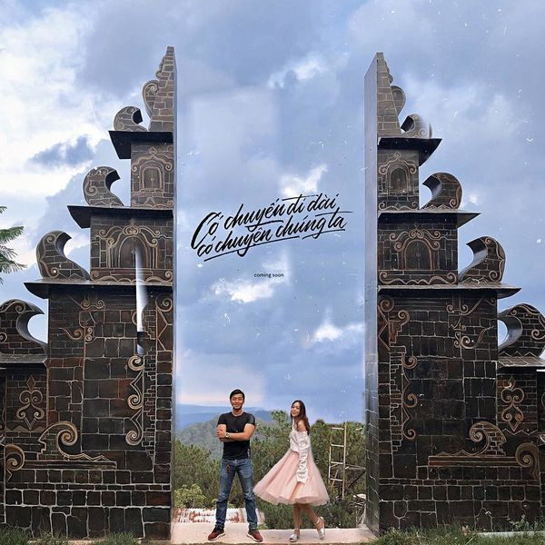 Đây là cổng trời ở Đà Lạt. (Ảnh: @yy.chu__)