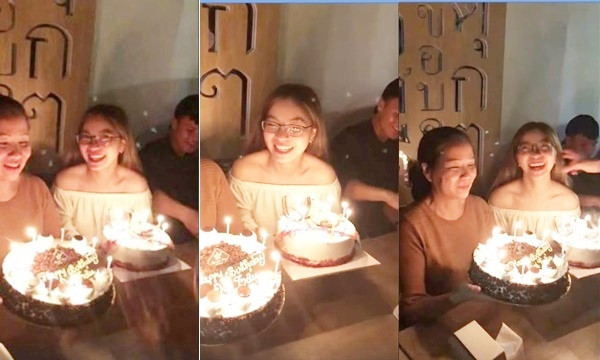 Đặc biệt khi có người đưa tay vuốt tóc Nhật Lê, ngay lập tức Quang Hải đã ngẩng lên nhìn khiến người xem vô cùng thích thú.