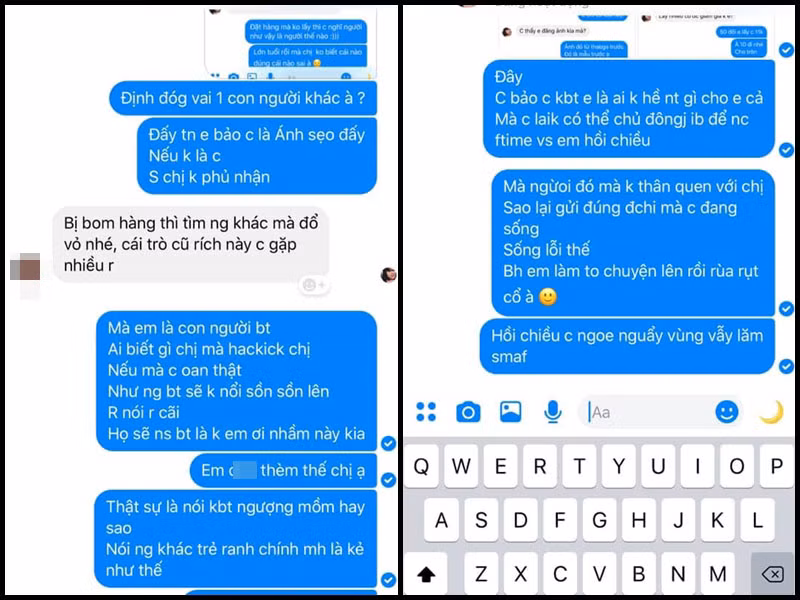 Chốt lại một câu là không muốn nhận hàng.
