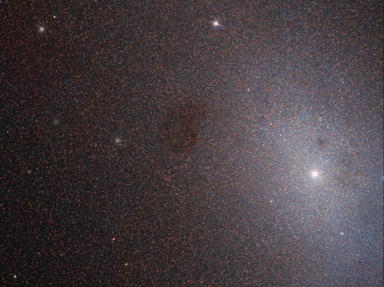 Vùng trung tâm của thiên hà Messier 110.