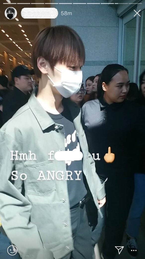 Fan cuồng có những lời lẽ xúc phạm Minhyun