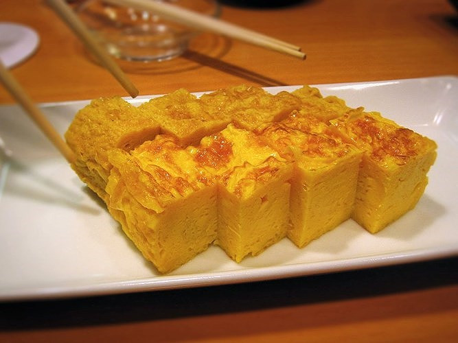 Tamagoyaki có nghĩa là 