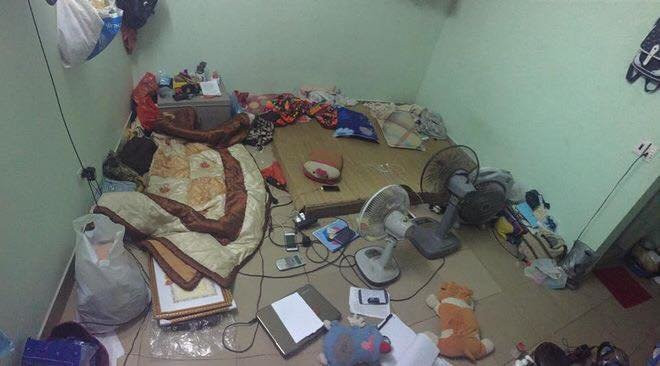 Căn phòng của cô bạn gái được nam thanh niên đăng tải.