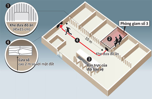 Sơ đồ tại sở cảnh sát Daegu. (Ảnh: Korea Joongang Daily)