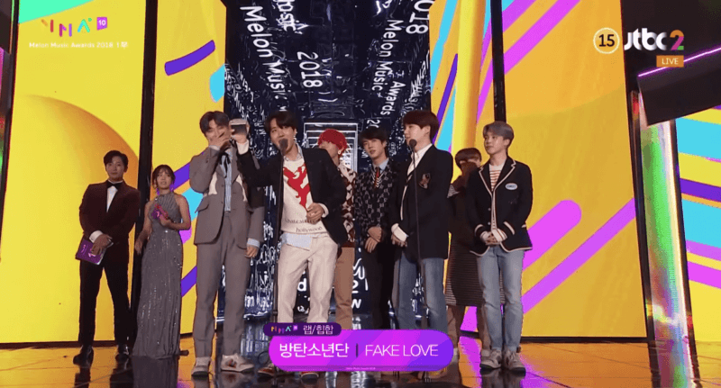 Best Rap/Hip Hop Award - BTS (Fake Love)