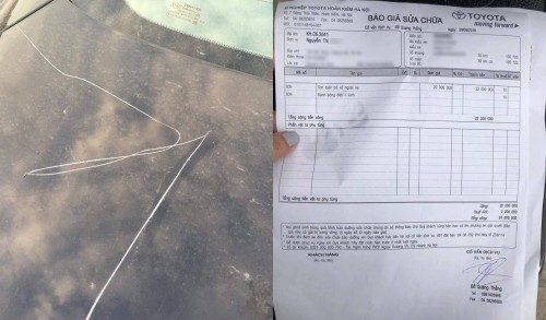 Chi phí sửa chữa khắc phục lại chiếc xe hết 24.200.000 đồng.