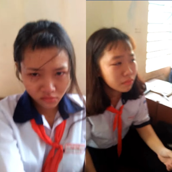 "Tác phẩm" tóc mái khiến chính chủ "dở khóc dở cười". (Ảnh cắt từ clip)