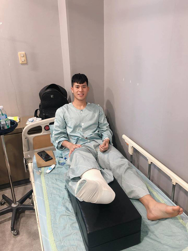 Đình Trọng đã ổn định sau phẫu thuật.