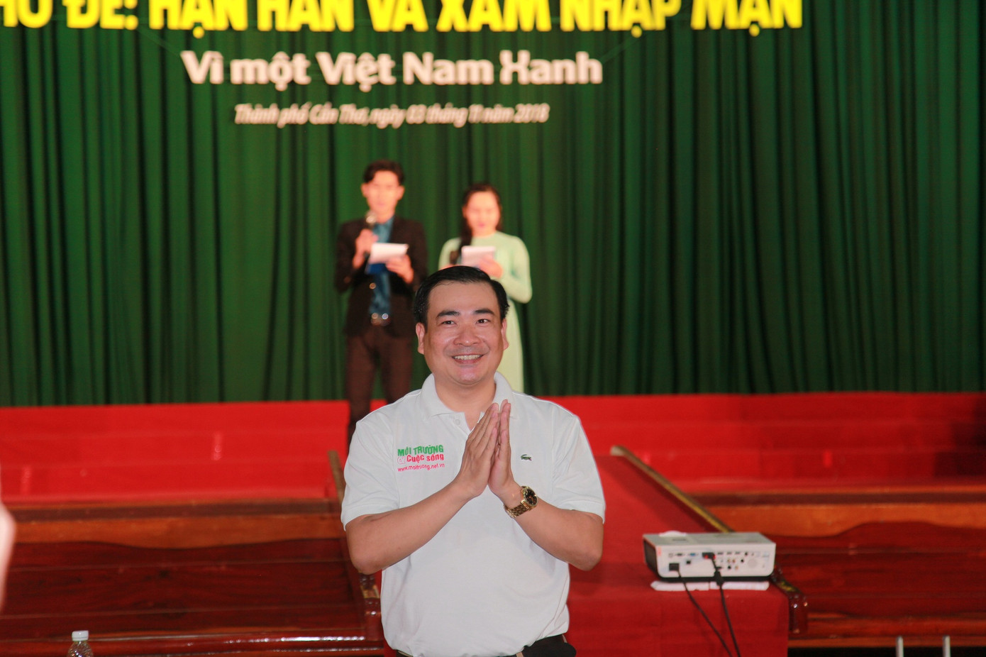 Ông Nguyễn Văn Toàn - Trưởng BTC cuộc thi phát biểu tại gala phát động.