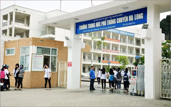 Trường THPT Chuyên Hạ Long. Ảnh: Internet.