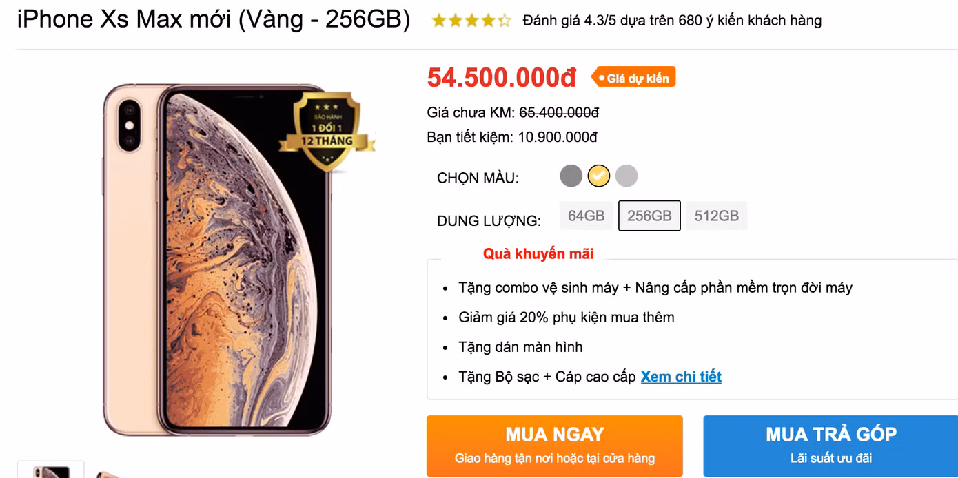 Shop điện thoại này nhanh chóng "hạ giá" sản phẩm chỉ sau vài tiếng đồng hồ.