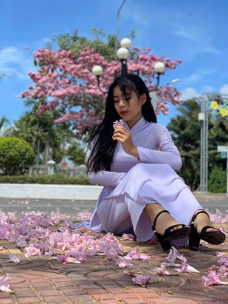 Đi qua con đường này, ai cũng muốn dừng lại một chút để tận hưởng khung cảnh lãng mạn.