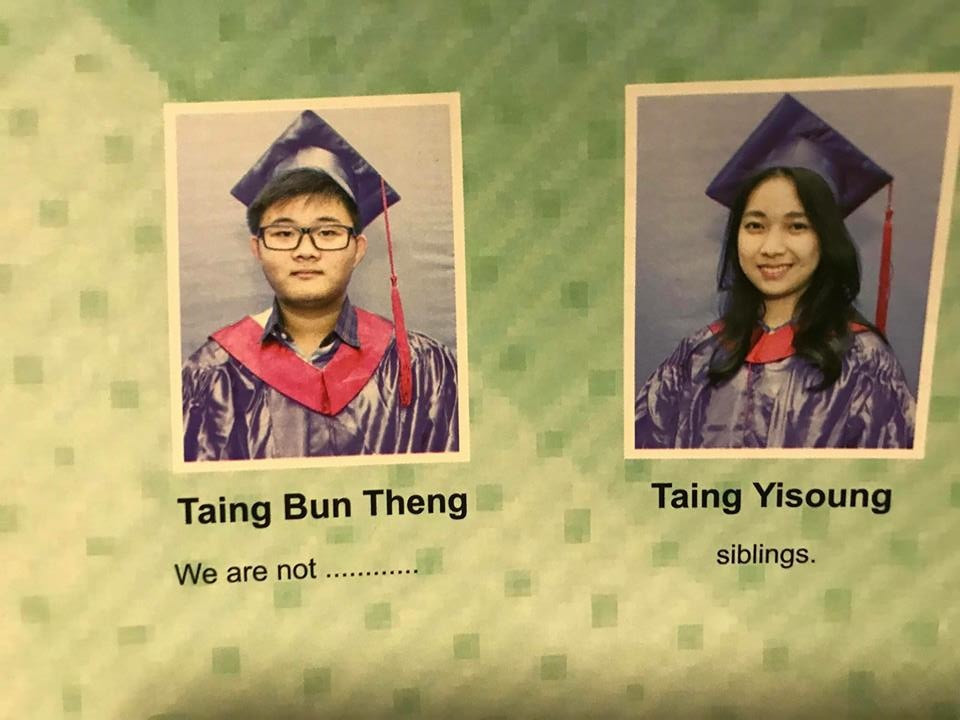 "Hai đứa em không phải là... huynh muội", chỉ là trùng họ Taing thôi nha!
