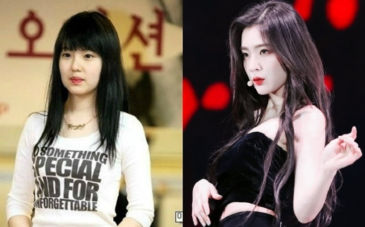 Irene (Red Velvet) phiên bản học sinh đã rất nổi bật với làn da trắng, mắt to mũi cao rồi. Và cây đũa thần của các stylist nhà SM Ent đã đưa Irene thành lộng lẫy như hiện nay.