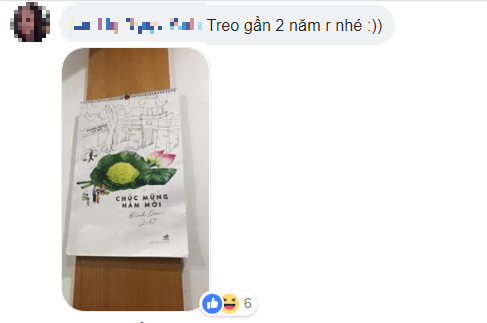 Dù năm 2017 đã qua rồi nhưng bạn này vẫn treo bộ lịch của năm ấy, phải chăng là vì những bức tranh quá đẹp?