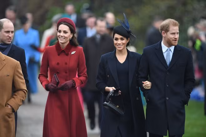 Kate và Meghan bị đồn bất đồng, từng tranh cãi căng thẳng. Ảnh: Getty.