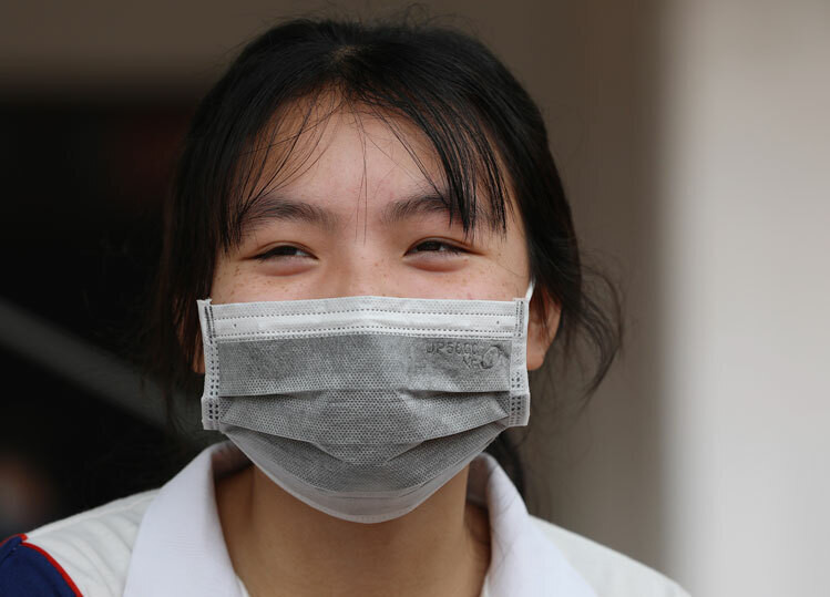 Ngọc ngồi bàn phía sau Duyên, nằm trong danh sách học sinh tiếp xúc gần phải đi cách ly. Ảnh: Ngọc Thành.