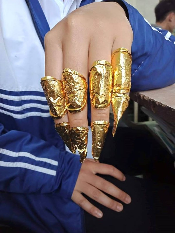 Vỏ chocolate được tận dụng hết cỡ.