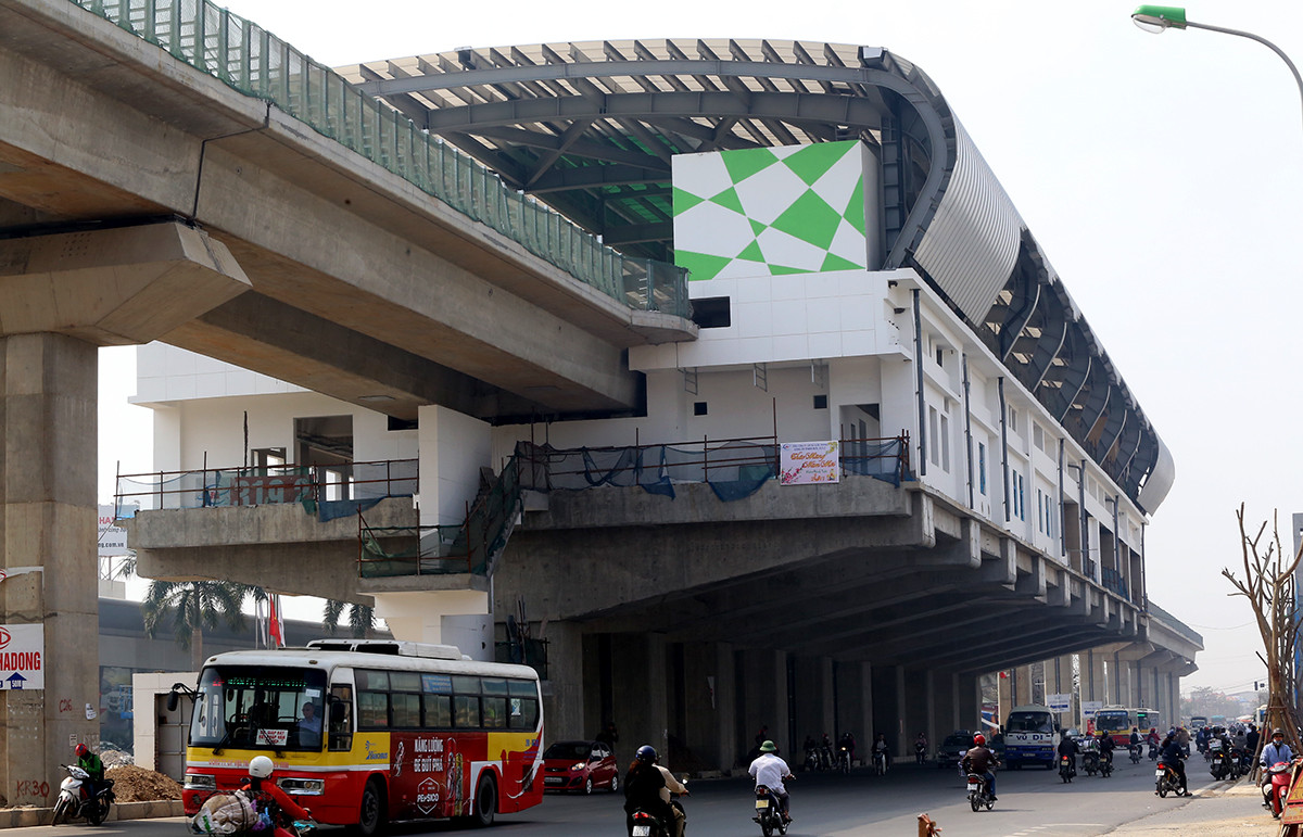 Chiêm ngưỡng toÀn cảnh tuyến đường sắt trên cao đầu tiên của HÀ Nội ảnh 8