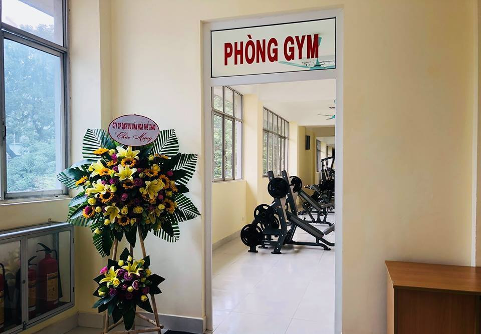 Phòng gym hứa hẹn là địa điểm rèn luyện sức khỏe lý tưởng của sinh viên FTU.