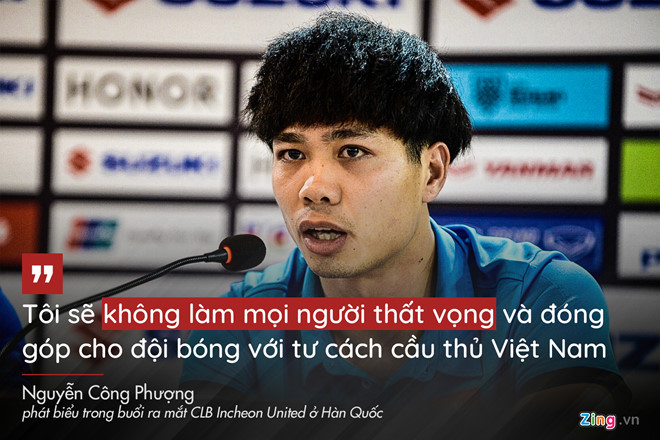 Công Phượng đang thực hiện lời hứa hẹn bằng những nỗ lực tại Incheon United. Đồ họa: Minh Phúc.