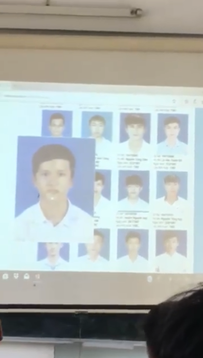 Cách điểm danh độc lạ khiến không khí của lớp học có phần hào hứng. (Ảnh chụp màn hình)