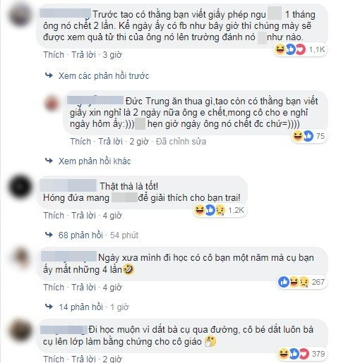 Bình luận hài hước của cộng đồng mạng.