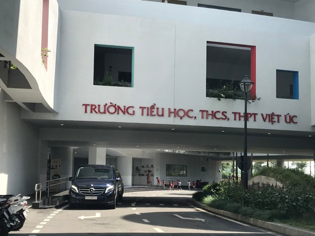 Trường quốc tế Việt Úc cơ sở Sala - nơi xảy ra bữa ăn học sinh "nhìn muốn khóc".