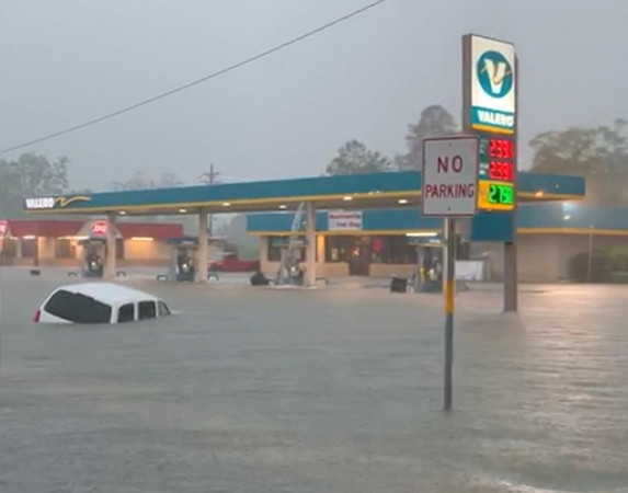Tình trạng ngập lụt ở bang Texas.